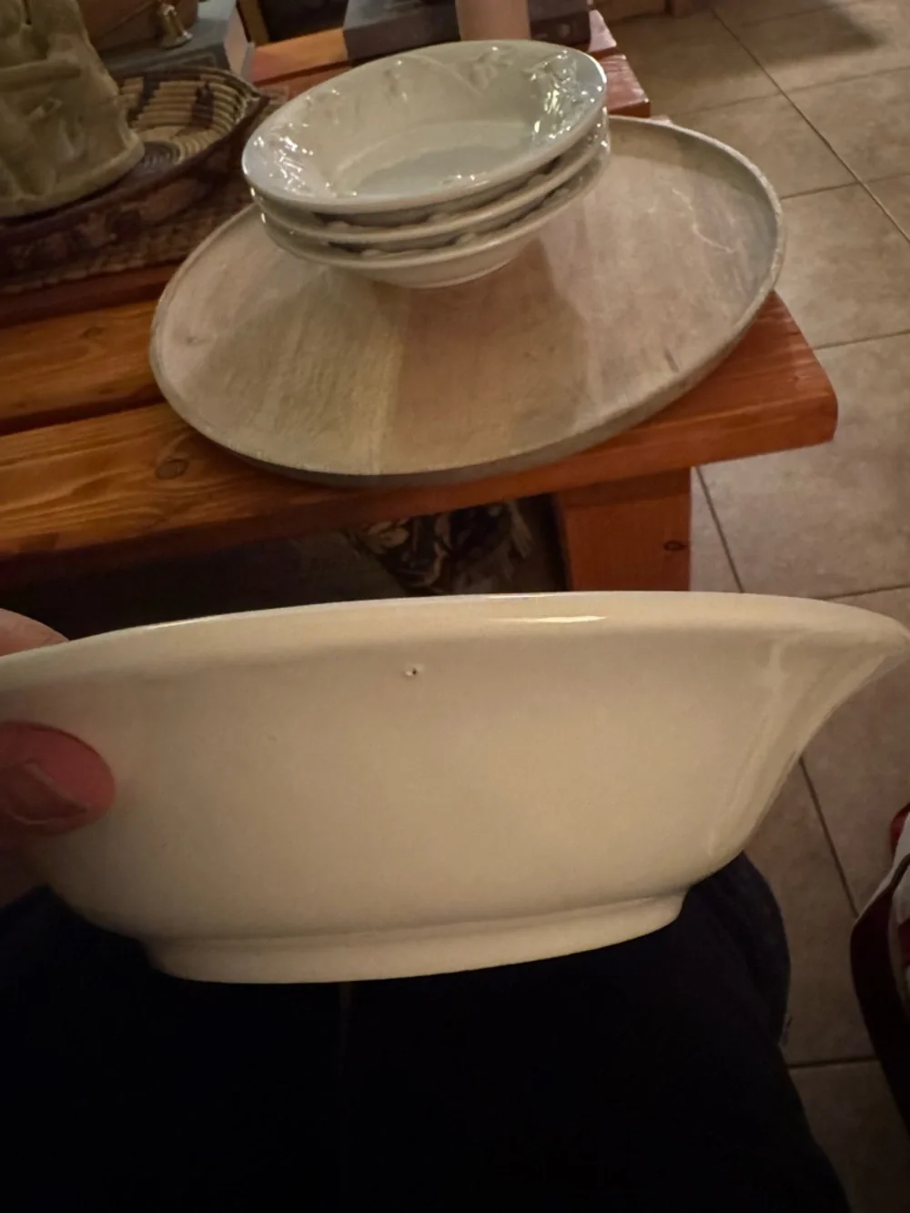 Williams Sonoma I Patrizi Olive Harvest White Pasta Bowl - set of 4